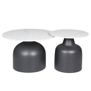 Журнальний столик MONTANA Білий глянець / Чорний (к-кт)