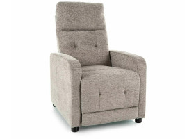 Крісло реклайнер Otus Raven Сіра тканина / Чорний каркас