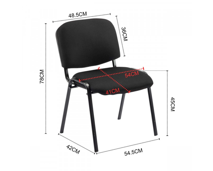 Стілець офійсний ISO чорний
