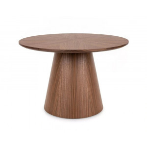Стіл журнальний кавовий Angel ø60 см Горіх