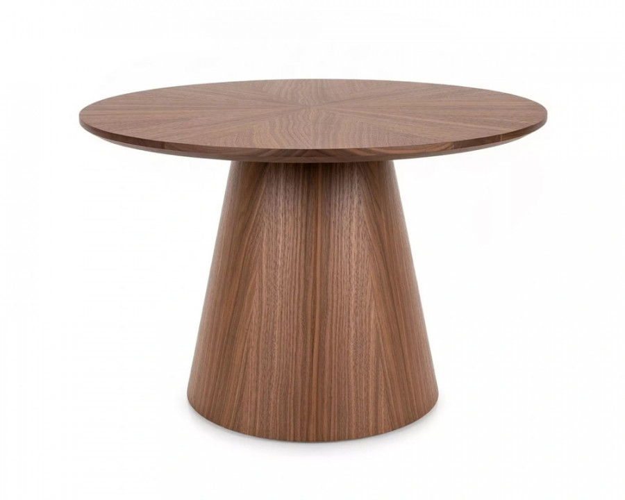 Стіл журнальний кавовий Angel ø60 см Горіх