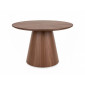 Стіл журнальний кавовий Angel ø60 см Горіх