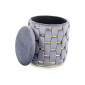 Пуф TIARA VELVET сірий Тк.252 TIARAVSZ