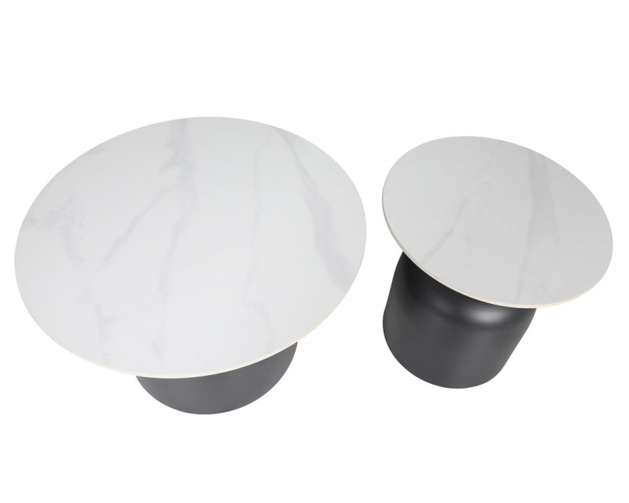 Журнальний столик MONTANA Білий глянець / Чорний (к-кт)