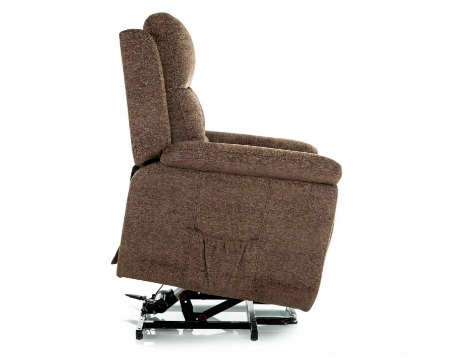 Крісло-вертикалізатор Morgan Raven Капучіно тканина / Чорний каркас