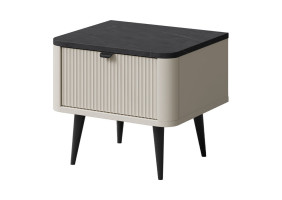 Тумба приліжкова MARLY REG 17 50х42х40 кашемір / сірий