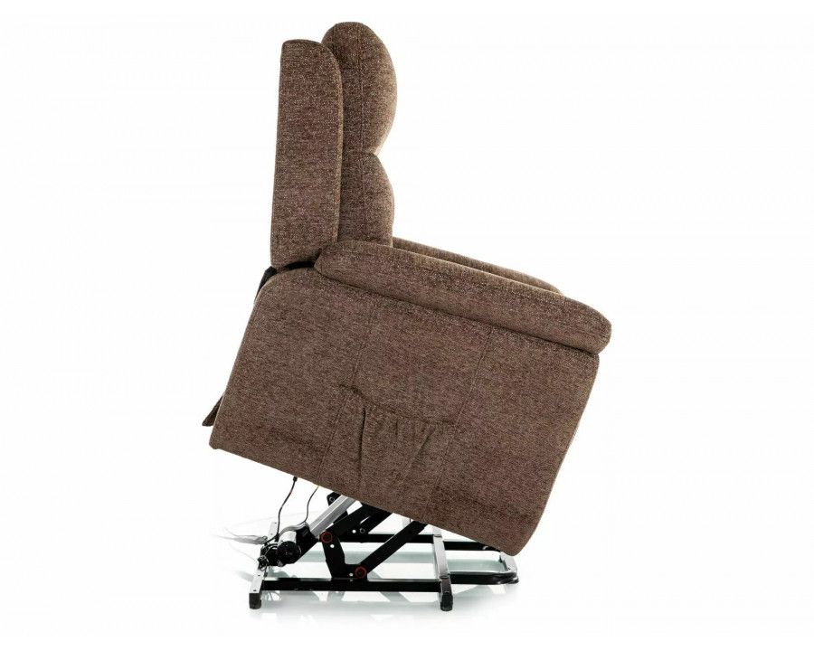 Крісло-вертикалізатор Morgan Raven Капучіно тканина / Чорний каркас