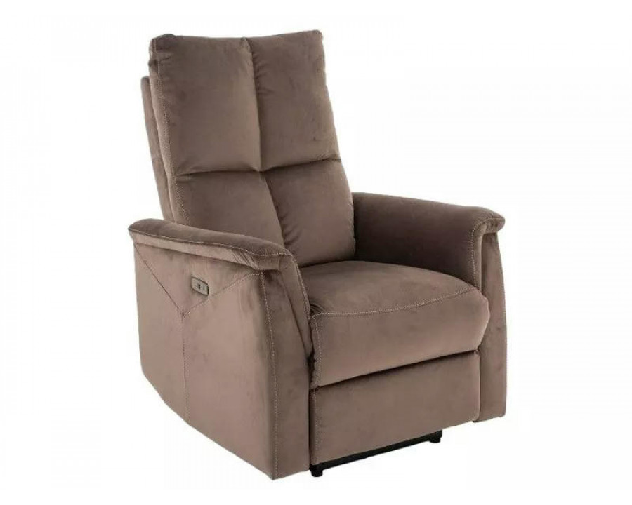 Крісло-реклайнер розкладне NEPTUN VELVET капучіно BL.38 NEPTUNVCA