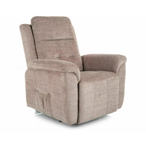 Крісло-вертикалізатор Morgan Raven Темно-бежева тканина / Чорний каркас