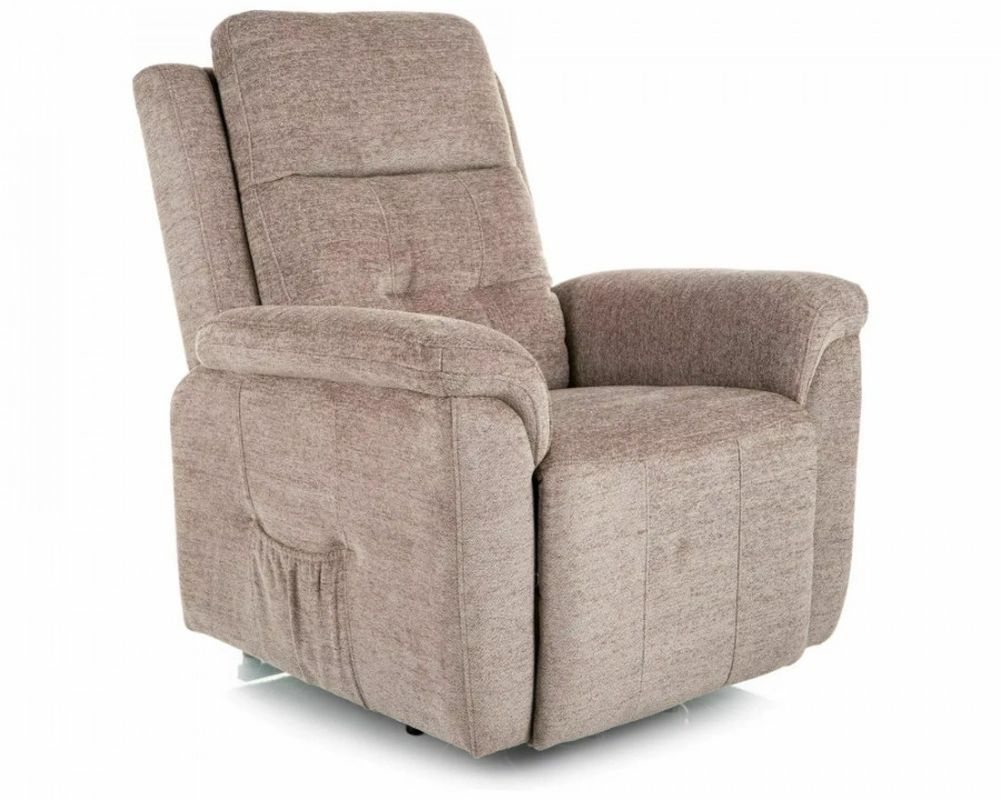 Крісло-вертикалізатор Morgan Raven Темно-бежева тканина / Чорний каркас