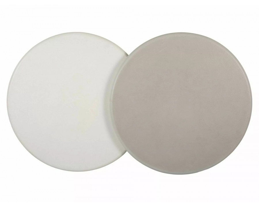 Стіл журнальний кавовий Aurora ø45 см Екрю