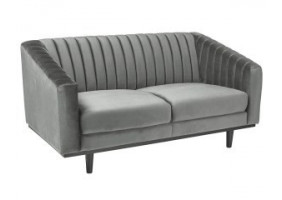 Диван Asprey Velvet 2 Сірий