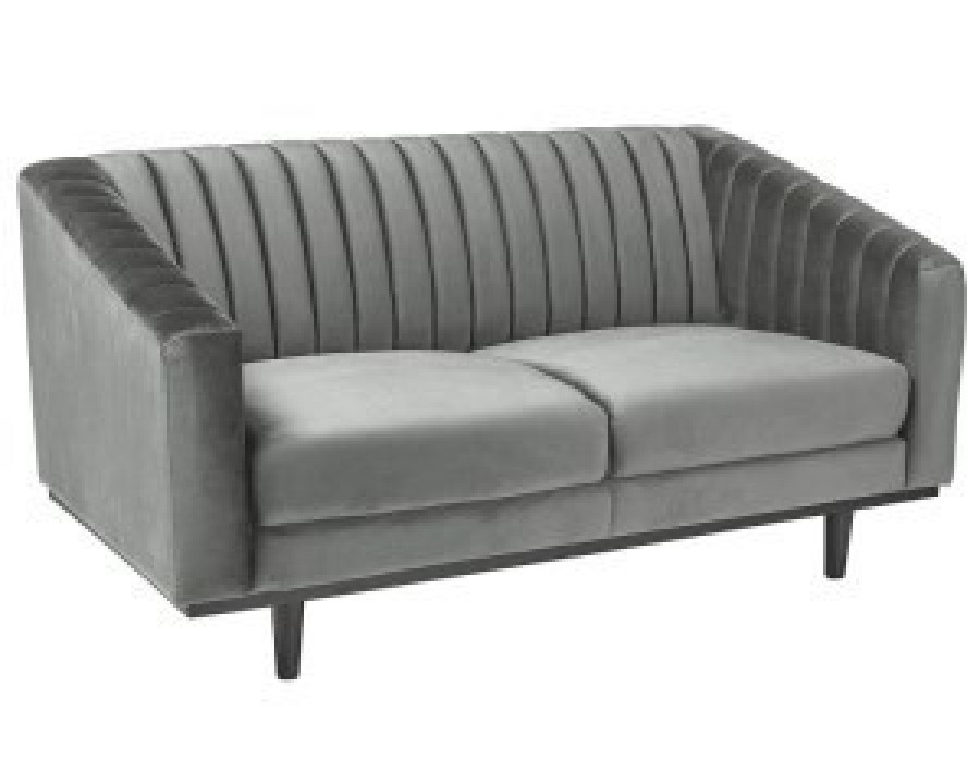 Диван Asprey Velvet 2 Сірий