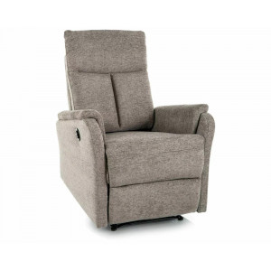 Крісло реклайнер електричне Atlas Raven Сіра тканина / Чорний каркас