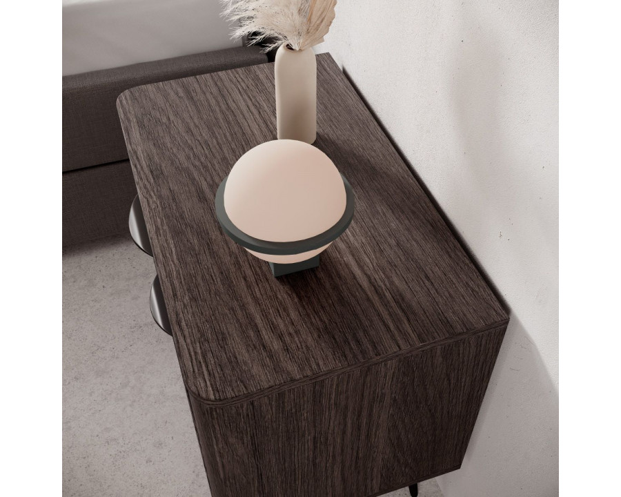 Тумба приліжкова Веріс / Veris 2S/63 з 2 шухлядами Дуб дунін/чорний