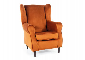 Крісло BARON VELVET цинамон/венге BL.4215