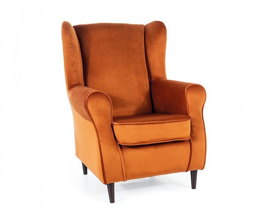 Крісло BARON VELVET цинамон/венге BL.4215