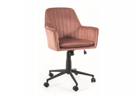 Крісло офісне поворотне Q-886 VELVET антична троянда BL.52
