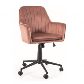 Крісло офісне поворотне Q-886 VELVET антична троянда BL.52