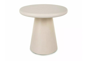 Стіл журнальний кавовий Aurora ø45 см Екрю