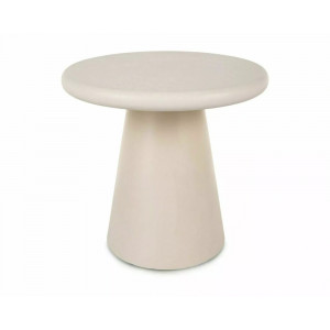 Стіл журнальний кавовий Aurora ø45 см Екрю