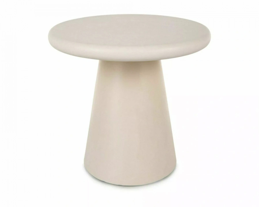 Стіл журнальний кавовий Aurora ø45 см Екрю