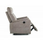 Крісло реклайнер електричне Atlas Raven Сіра тканина / Чорний каркас