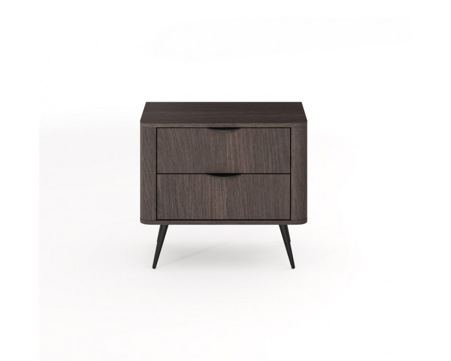 Тумба приліжкова Веріс / Veris 2S/63 з 2 шухлядами Дуб дунін/чорний