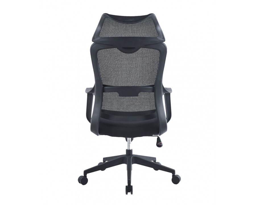 Крісло комп'ютерне JIM Чорне / Чорний каркас  