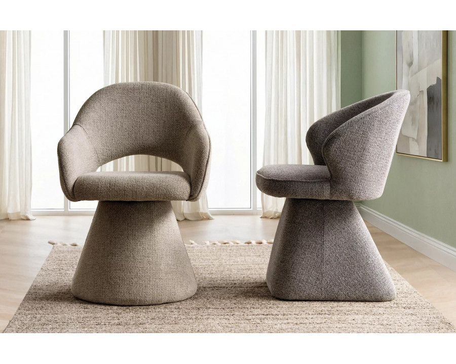 Стілець кухонний обідній м'який Riku Noelle Бежева тканина / Бежевий каркас