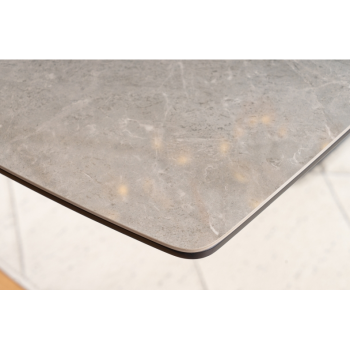 Стіл обідній Cortez Ceramic 90X160 Сірий Ефект мармуру