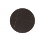 Стіл обідній ESPERO Чорний матовий / Чорний діаметр 80