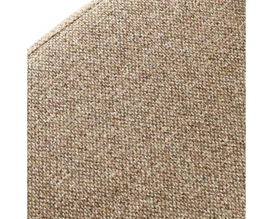 Cтілець кухонний VELTON горіх метал/темний беж тканина