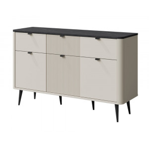 Комод MARLY REG 10 130х82х40 кашемір / сірий