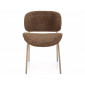 Стілець кухонний обідній м'який Kiso Noelle Капучіно тканина / Кашемір каркас