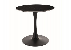 Стіл обідній ESPERO Чорний матовий / Чорний діаметр 80