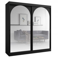 Шафа-купе MODIN 200 200х215х65 чорний / чорний