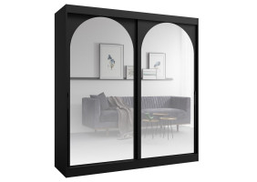 Шафа-купе MODIN 200 200х215х65 чорний / чорний
