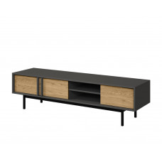 Тумба під телевізор ALSY REG 9 163х43х43 антрацит / дуб