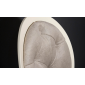Стілець Альбіна бежевий сидіння тканина 450x450x963 каркас Айворі