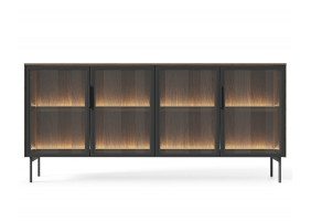 Комод з підсвіткою Лумі / Lumi 4D/181 4-дверний Дуб дунін