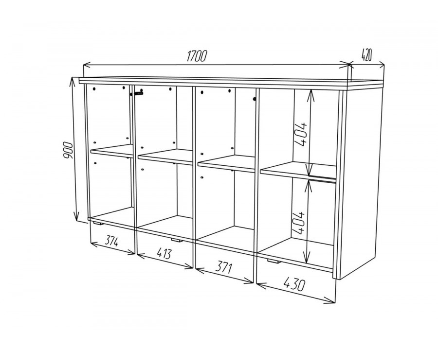 Комод Connect D SK Дуб кремона котта / Стоун бейж