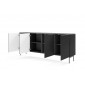 Комод Муті / Muti 4D/195 4-дверний Чорний