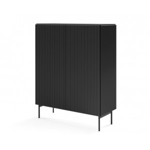 Комод високий Муті / Muti 2D/98 2-дверний Чорний