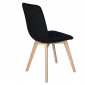Стілець ANETTE каркас дерево / Чорний