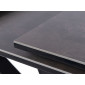 Стіл обідній SALVADORE CERAMIC II 120(180)X80 Сірий / Чорний мат