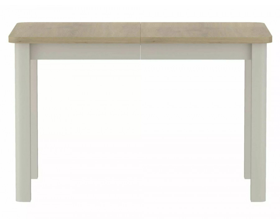 Стіл обідній кухонний розкладний Oskar (120–200)×80 см Ламінована плита Дуб / Кашемір каркас