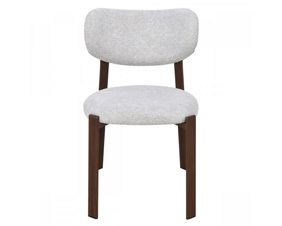 Cтілець кухонний NOMI горіх метал/бежева тканина