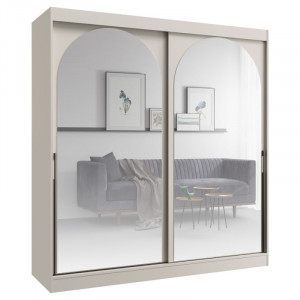 Шафа-купе MODIN 200 200х215х65 кашемір / чорний