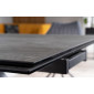 Стіл обідній SALVADORE CERAMIC II 120(180)X80 Сірий / Чорний мат